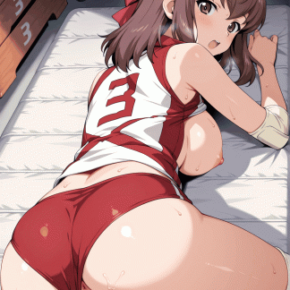 ガールズ〇パンツァー 近藤 妙子風 ポスター アニメ エロ 美乳 グラビア ファンアート 同人アート 0507 (101)