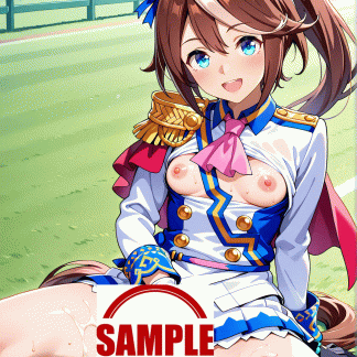 ウマ〇 トウカイテイオー風 ポスター アニメ エロ 美乳 グラビア ファンアート 同人アート 1010(15)
