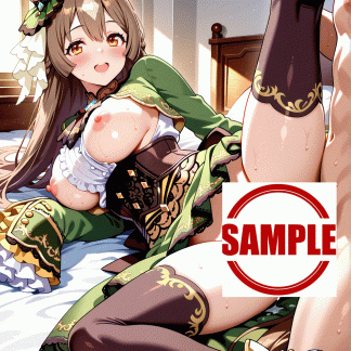ウマ〇 サトノダイアモンド風 ポスター アニメ エロ 美乳 グラビア ファンアート 同人アート 1027 (63)