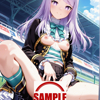 ウマ〇 メジロマックイーン風 ポスター アニメ エロ 美乳 グラビア ファンアート 同人アート 1020 (11)
