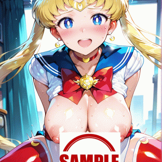 セーラームー〇 月野 うさぎ風 ポスター アニメ エロ 美乳 グラビア ファンアート 同人アート 0524 (8)