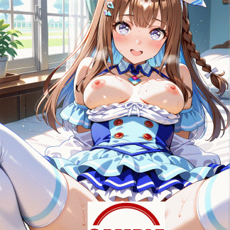 ウマ〇 アーモンドアイ風 ポスター アニメ エロ 美乳 グラビア ファンアート 同人アート 1008 (29)