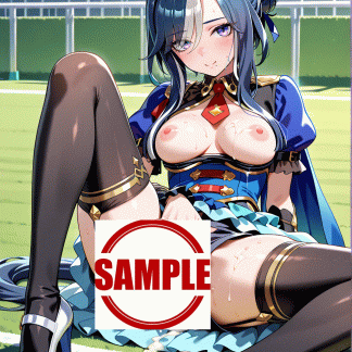 ウマ〇 アドマイヤグルーヴ風 ポスター アニメ エロ 美乳 グラビア ファンアート 同人アート 1016 (6)