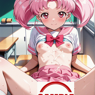 セーラームー〇 ミニウサ風 ポスター アニメ エロ 美乳 グラビア ファンアート 同人アート 0918 (23)