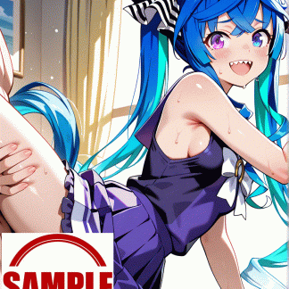 ウマ〇 ツインターボ風 ポスター アニメ エロ 美乳 グラビア ファンアート 同人アート 0726 (9)
