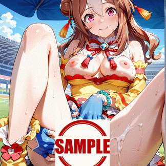 ウマ〇 コパノリッキー風 ポスター アニメ エロ 美乳 グラビア ファンアート 同人アート 1010 (3)