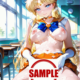 セーラームー〇 愛野 美奈子風 ポスター アニメ エロ 美乳 グラビア ファンアート 同人アート 0415 (4)