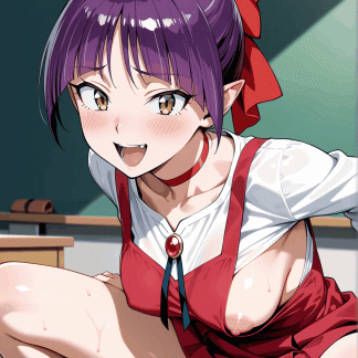 ゲゲゲの鬼〇郎 猫娘風 ポスター アニメ エロ 美乳 グラビア ファンアート 同人アート 0510 (118)