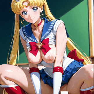 セーラームー〇 月野 うさぎ風 ポスター 同人アート 0723 (133)