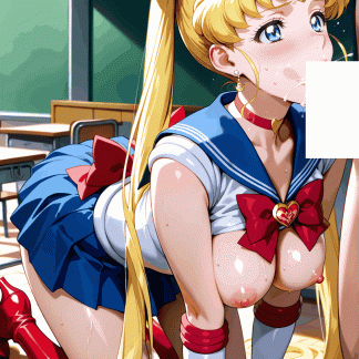セーラームー〇 月野 うさぎ風 ポスター 同人アート 0723 (179)