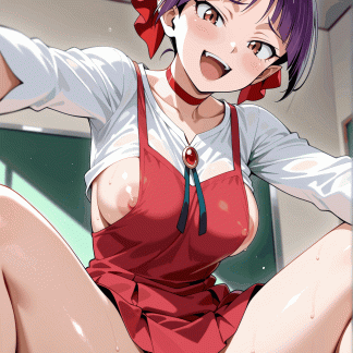 ゲゲゲの鬼〇郎 猫娘風 ポスター アニメ エロ 美乳 グラビア ファンアート 同人アート 0510 (106)
