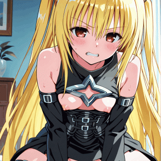 To LOV〇 ヤミ風 ポスター アニメ エロ 美乳 グラビア ファンアート 同人アート 0607 (98)