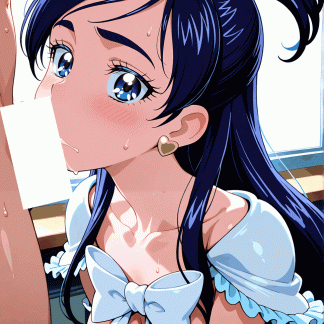 ふたりはプリキュ〇 雪城 ほのか風 ポスター アニメ 同人アート 0718 (59)