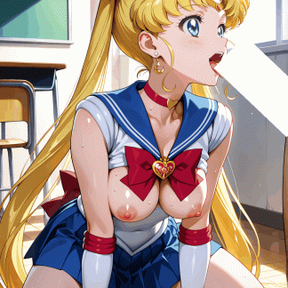 セーラームー〇 月野 うさぎ風 ポスター 同人アート 0723 (112)