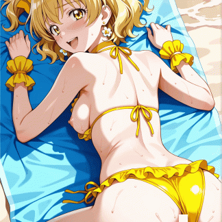 フレッシュプリキュ〇 キュアパイン風 ポスター アニメ エロ 美乳 グラビア ファンアート 同人アート 0510(170)