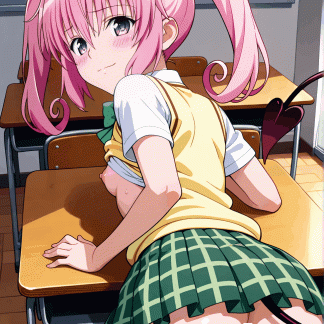 To LOV〇 ナナ風 ポスター アニメ エロ 美乳 グラビア ファンアート 同人アート 0608 (30)