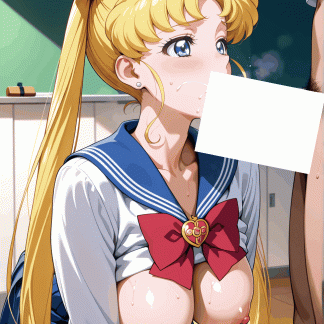 セーラームー〇 月野 うさぎ風 ポスター 同人アート 0723 (295)