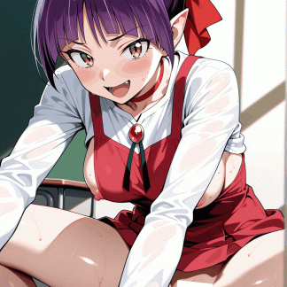 ゲゲゲの鬼〇郎 猫娘風 ポスター アニメ エロ 美乳 グラビア ファンアート 同人アート 0510 (73)