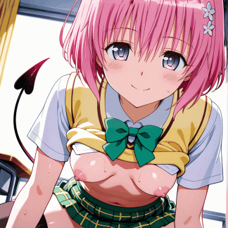 To LOV〇 モモ風 ポスター アニメ エロ 美乳 グラビア ファンアート 同人アート 0608 (69)
