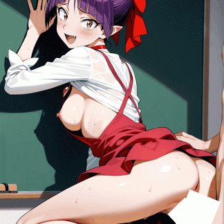 ゲゲゲの鬼〇郎 猫娘風 ポスター アニメ エロ 美乳 グラビア ファンアート 同人アート 0510 (177)