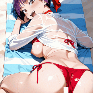 ゲゲゲの鬼〇郎 猫娘風 ポスター アニメ エロ 美乳 グラビア ファンアート 同人アート 0510 (143)