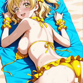フレッシュプリキュ〇 キュアパイン風 ポスター アニメ エロ 美乳 グラビア ファンアート 同人アート 0510(36)