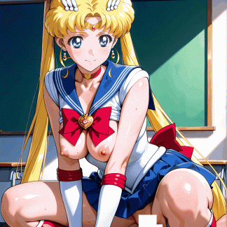 セーラームー〇 月野 うさぎ風 ポスター 同人アート 0723 (194)
