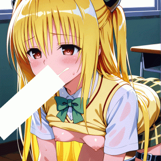 To LOV〇 ヤミ風 ポスター アニメ エロ 美乳 グラビア ファンアート 同人アート 0607 (239)