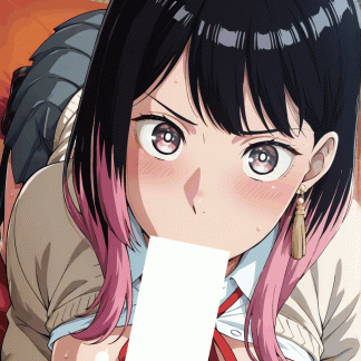 あか〇噺 桜咲朱音風 ポスター アニメ 同人アート 0718 (87)