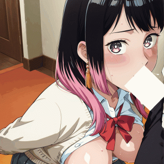 あか〇噺 桜咲朱音風 ポスター アニメ 同人アート 0718 (155)