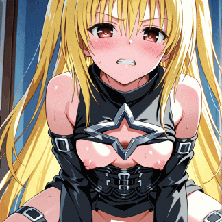 To LOV〇 ヤミ風 ポスター アニメ エロ 美乳 グラビア ファンアート 同人アート 0607 (99)