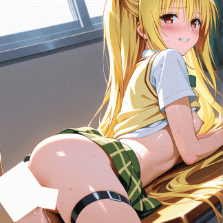To LOV〇 ヤミ風 ポスター アニメ エロ 美乳 グラビア ファンアート 同人アート 0607 (158)