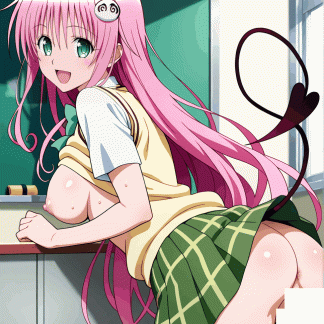 To LOV〇 ララ風 ポスター アニメ エロ 美乳 グラビア ファンアート 同人アート 0607 (345)