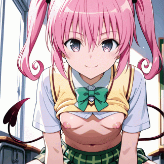 To LOV〇 ナナ風 ポスター アニメ エロ 美乳 グラビア ファンアート 同人アート 0608 (74)