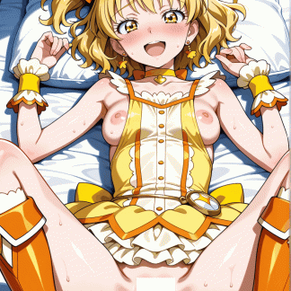 フレッシュプリキュ〇 キュアパイン風 ポスター アニメ エロ 美乳 グラビア ファンアート 同人アート 0510(119)