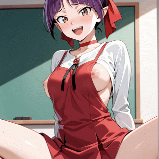 ゲゲゲの鬼〇郎 猫娘風 ポスター アニメ エロ 美乳 グラビア ファンアート 同人アート 0510 (71)