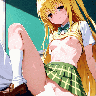 To LOV〇 ヤミ風 ポスター アニメ エロ 美乳 グラビア ファンアート 同人アート 0607 (187)
