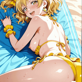 フレッシュプリキュ〇 キュアパイン風 ポスター アニメ エロ 美乳 グラビア ファンアート 同人アート 0510(179)
