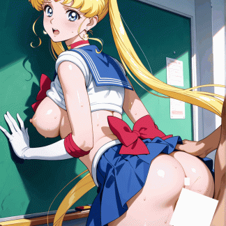セーラームー〇 月野 うさぎ風 ポスター 同人アート 0723 (33)