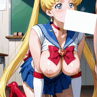 セーラームー〇 月野 うさぎ風 ポスター 同人アート 0723 (165)