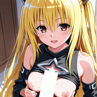 To LOV〇 ヤミ風 ポスター アニメ エロ 美乳 グラビア ファンアート 同人アート 0607 (127)