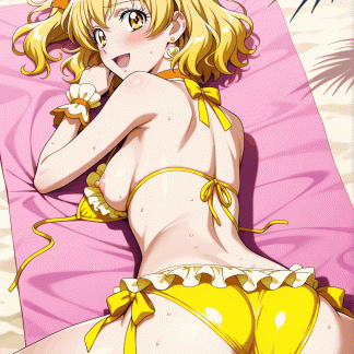 フレッシュプリキュ〇 キュアパイン風 ポスター アニメ エロ 美乳 グラビア ファンアート 同人アート 0510(95)