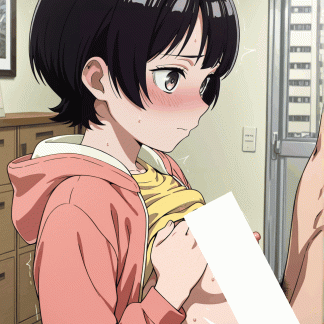 あか〇噺 桜咲朱音風 ポスター アニメ 同人アート 0719 (146)