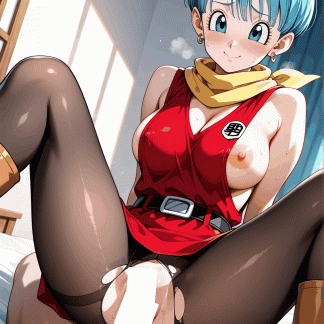 ドラゴ〇ボール ブルマ風 ポスター アニメ エロ 美乳 グラビア ファンアート 同人アート 0518 (92)