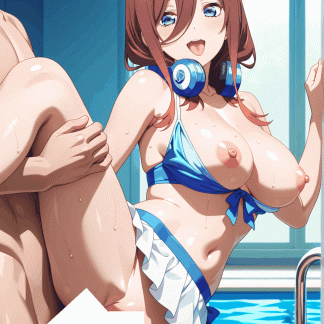 五等分の花〇 三玖風 ポスター ファンアート 同人アート 0616(206)