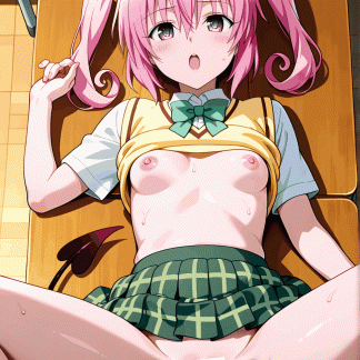 To LOV〇 ナナ風 ポスター アニメ エロ 美乳 グラビア ファンアート 同人アート 0608 (67)
