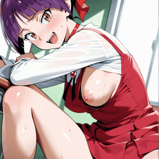 ゲゲゲの鬼〇郎 猫娘風 ポスター アニメ エロ 美乳 グラビア ファンアート 同人アート 0510 (29)