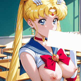 セーラームー〇 月野 うさぎ風 ポスター 同人アート 0723 (43)