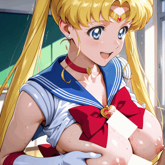 セーラームー〇 月野 うさぎ風 ポスター 同人アート 0723 (120)