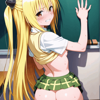 To LOV〇 ヤミ風 ポスター アニメ エロ 美乳 グラビア ファンアート 同人アート 0607 (188)